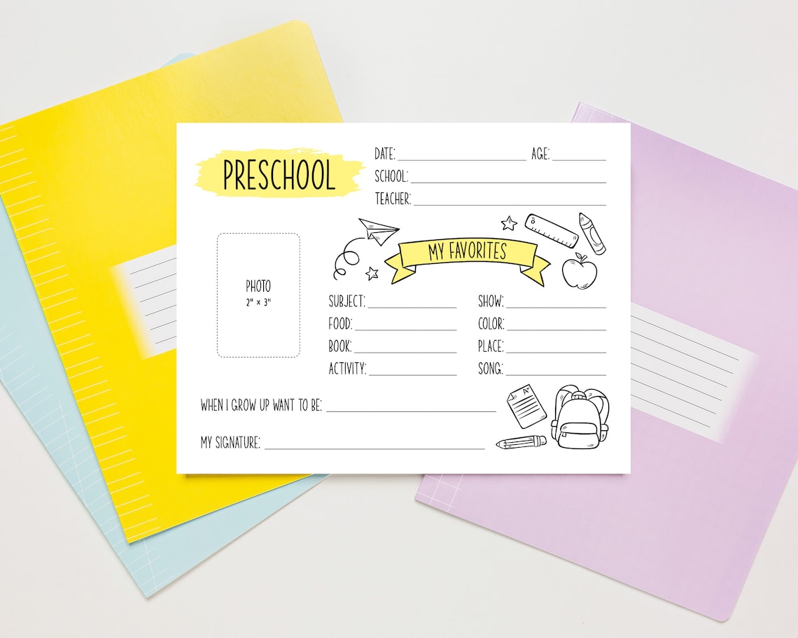 School Memory Sheets, School Memory Box, School Memory Questionnaire ...