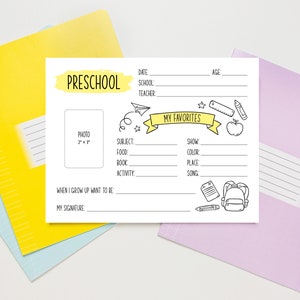 School Memory Sheets, School Memory Box, School Memory Questionnaire ...