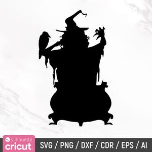 Witch Svg Bundle, Halloween Svg, Halloween Witch Svg, Witch Clipart, Witch Silhouette, Flying Witch Svg, Salem, Cut Files, Instant Download image 5
