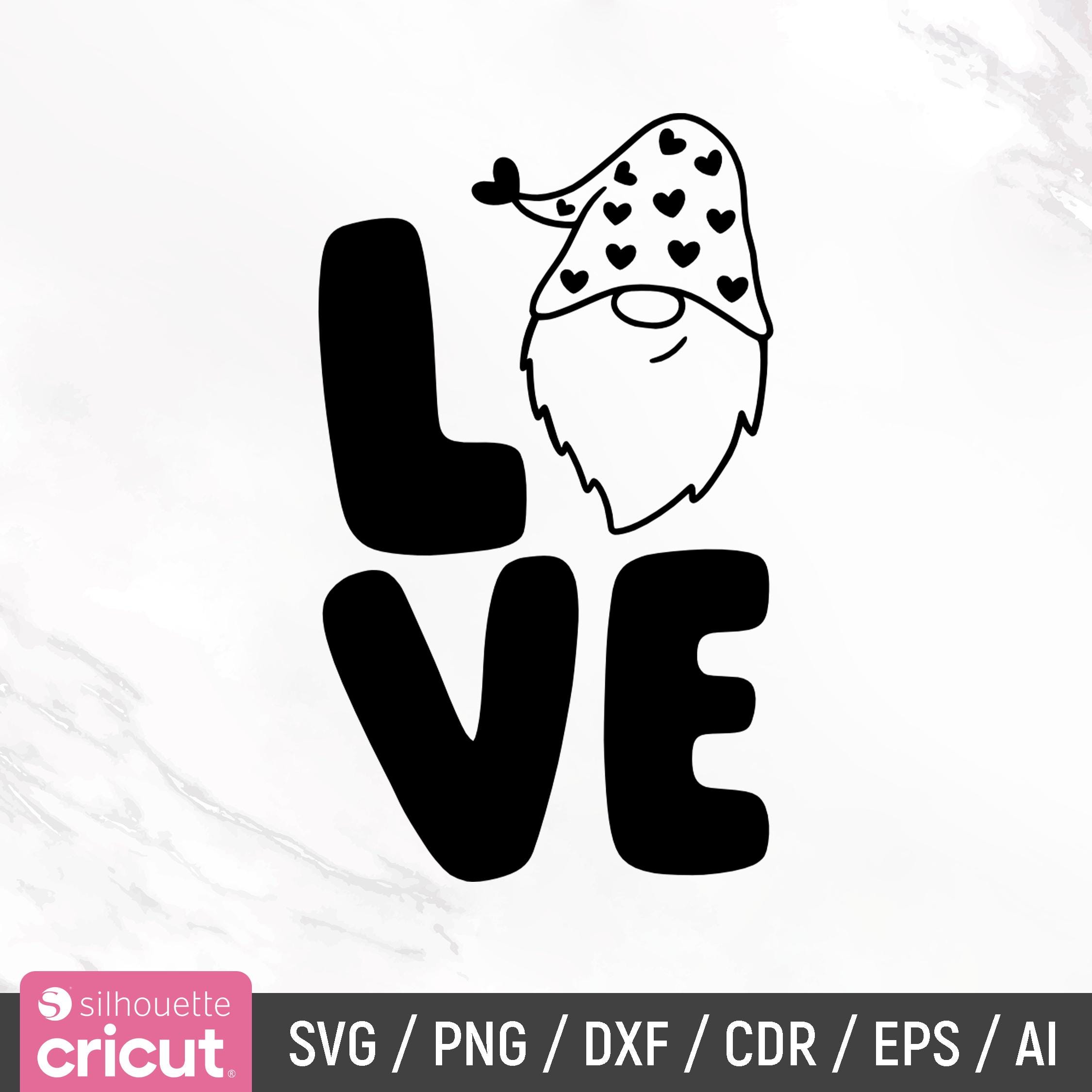 Valentine Gnome Svg Bundle, Gnome Clipart, Gnomes Valentines Day Svg ...