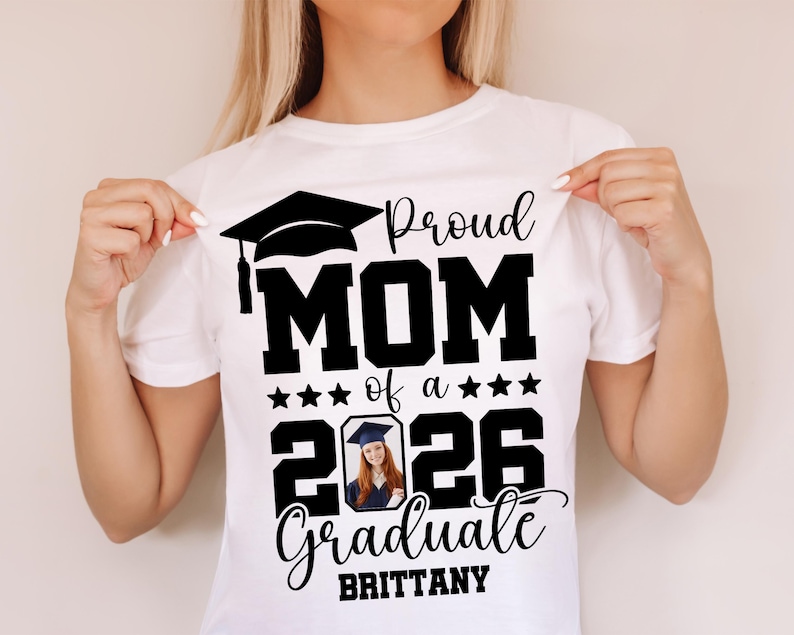 Proud Graduate 2026 Customize, Graduation Svg, Proud Senior Svg, Senior Family Svg, Graduate Svg, 2026 Graduation Photo, DIY, Canva Editable image 3