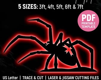 MAYJOYDIY Crawling Spider Painting Stencil – 11.8x11.8 Inches, Reusable PET Template With 10 Spider Patterns For Wall Art & Decor - View #9