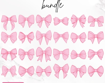 Ribbon Coquette Bow Svg Bundle, Bow Svg, Ribbon Bow Svg, Ribbon Svg, Hair Bow Svg, Bow Tie Svg, Bow Clipart, Coquette Bow, Instant Download