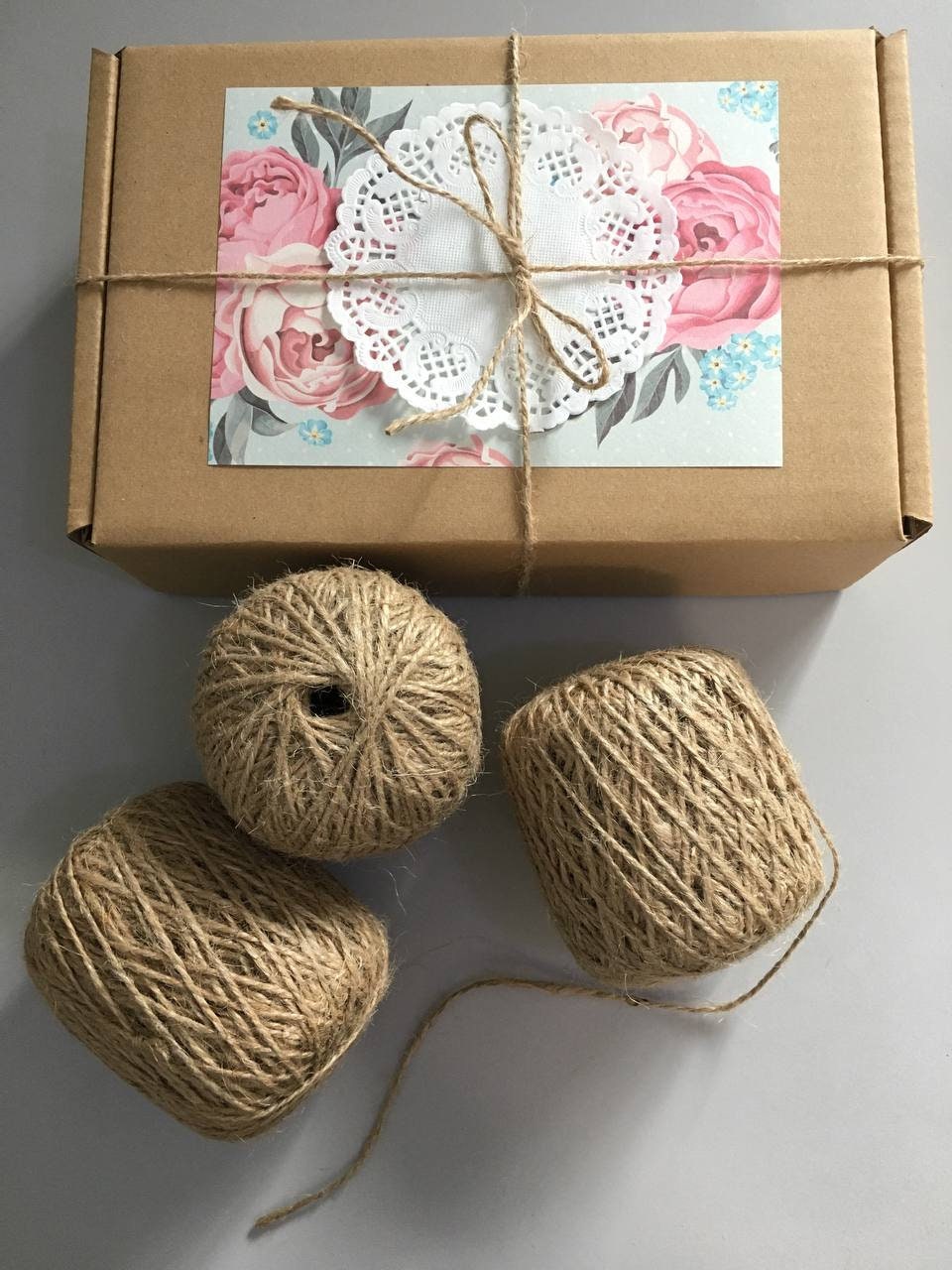 Fine Jute Twine Strings, Kraft Twine Ribbon Wrapping Twine, Abaca ...
