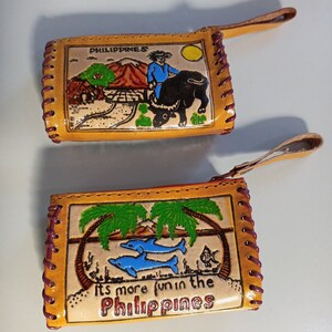 Handgemachte gebürtige philippinische Münztasche