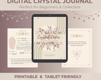 The Crystal Codex – Sacred Digital Journal for Crystal Lovers