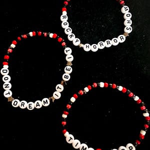 Rocky Horror Show Friendship Bracelets