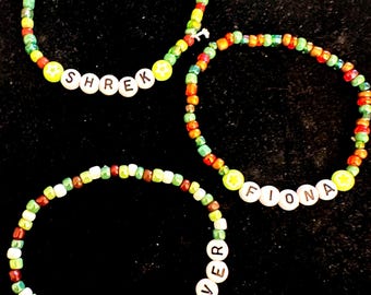 Bracelets d'amitié Shrek