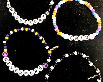 Wednesday Inspired Fan Art  Friendship Bracelet
