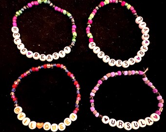 Pulseras de la amistad de los villanos de Disney