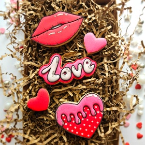 Valentine&#39;s Day cookie set