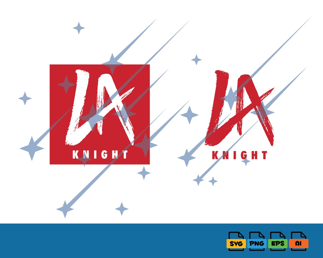 LA Knight Formatos SVG y PNG Listo para usar para Canva y Cricut ...
