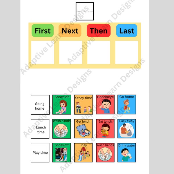 First next then last, communication cards, visual aid, visual classroom, asd, Autism, Special education, teaching tool, teaching, Education