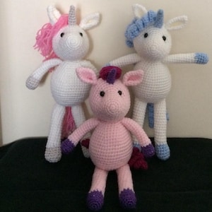 Unicorn Doll Crochet PDF Pattern, Amigurumi Doll Pattern, Digital Pattern.