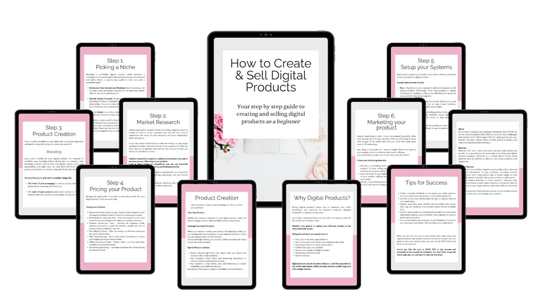 Beginners Guide on How to Create and Sell Digital Products - Etsy