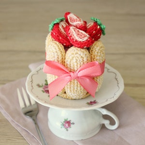Paquete de patrones de crochet Charlotte Cakes: Amigurumi de comida (PATRÓN DIGITAL) imagen 5