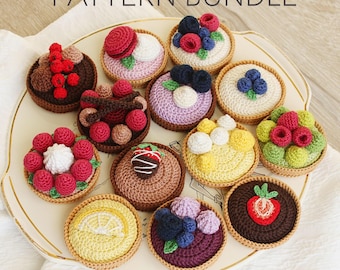 Patisserie Tartelet Häkelanleitung [NUR DIGITALE MUSTER] [Amigurumi Häkelanleitung]