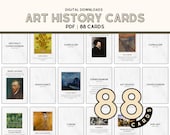 Art history timeline card art teacher resource bulletin board printable poster art styles interactive card art classroom decor middle school
