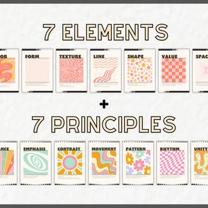 elements and principles of art posters