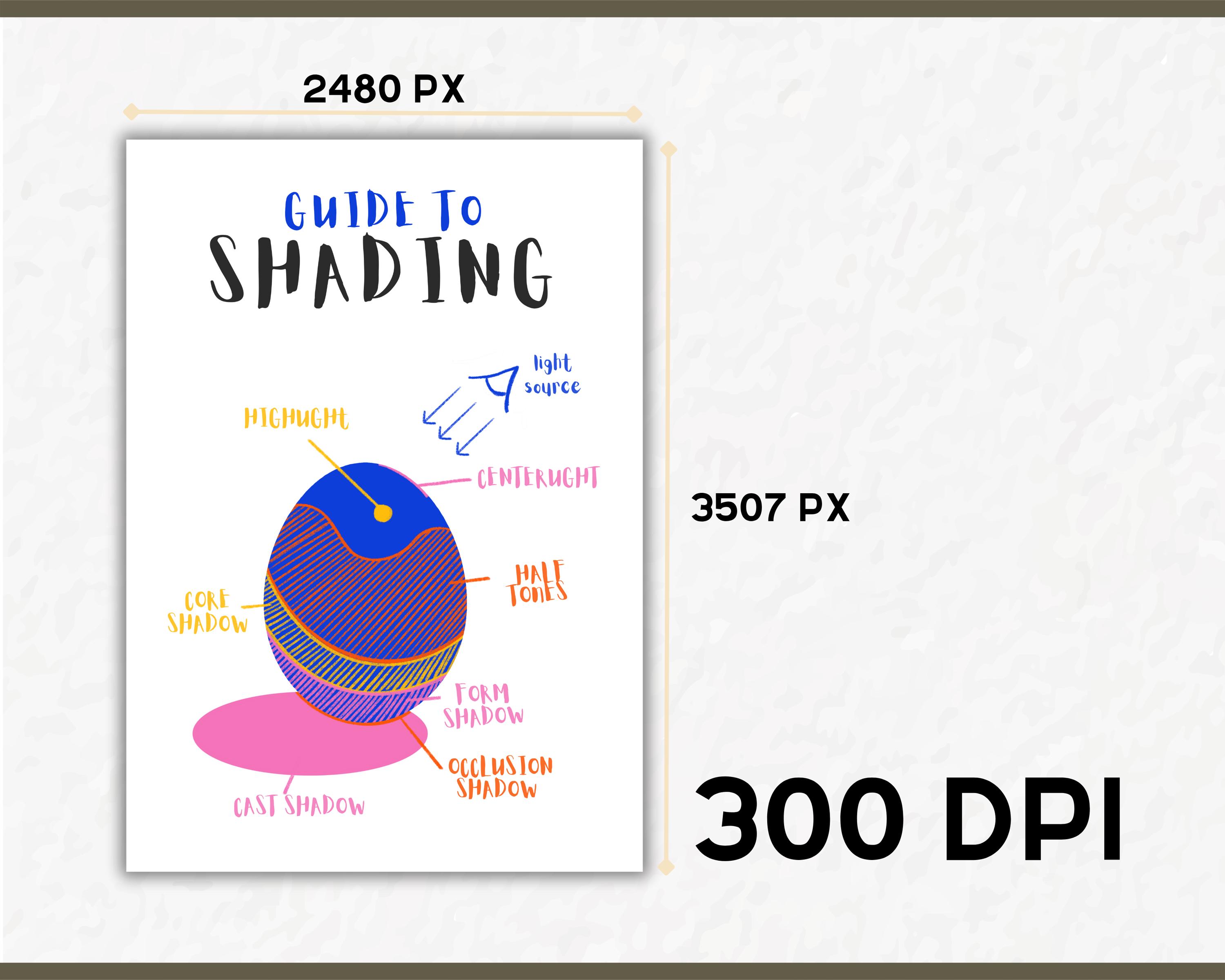 Poster Making Using Shades How to Shade Poster Art Classroom Decor Printable Art Teacher Resource ...