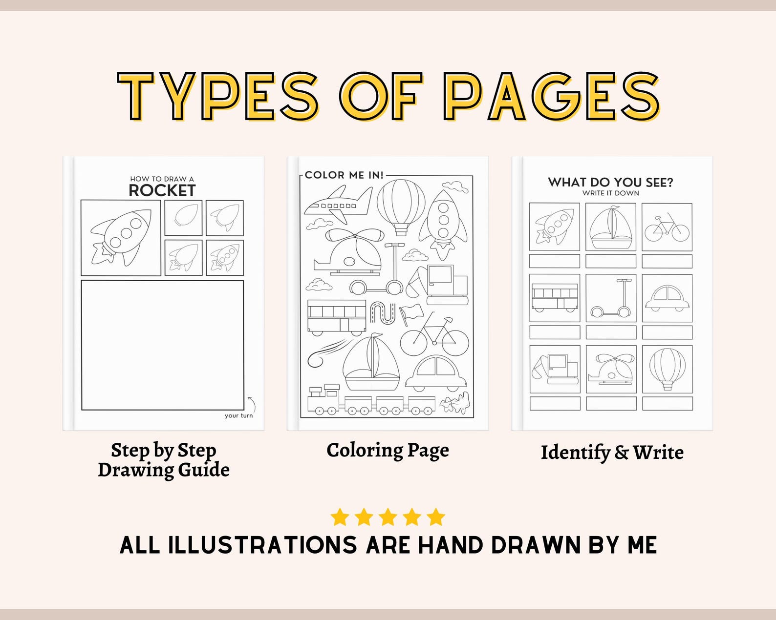 Drawing Step by Step for Kids Learn to Draw Download Drawing Lesson How ...