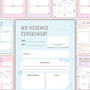 Science Experiment Worksheets Kids Science Journal Scientific Method Worksheet Science Activities STEM Learning Material Science Project