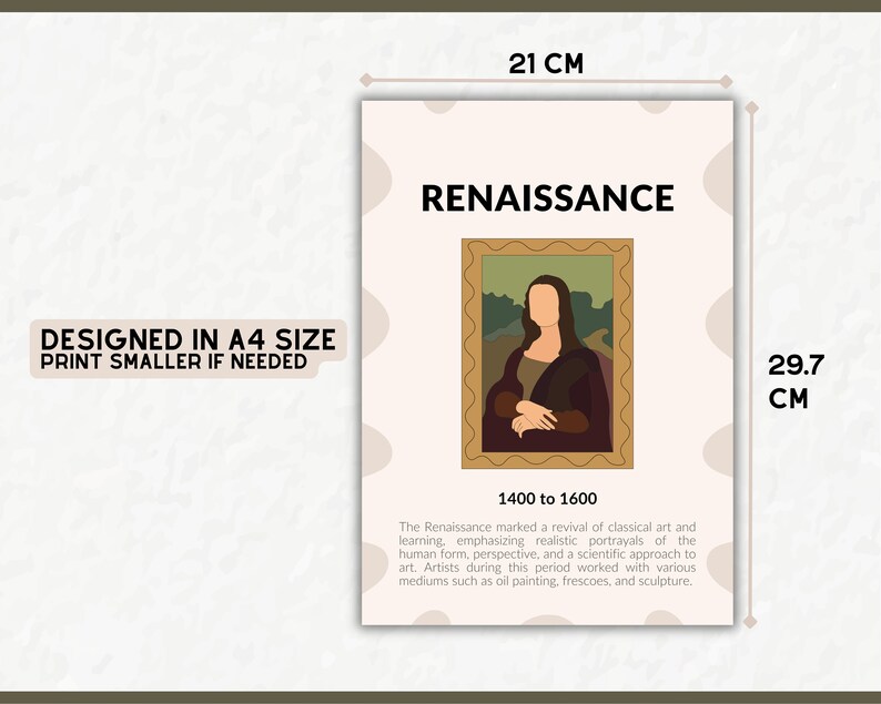Art History Timeline Card Art Teacher Resource Art Styles Interactive ...
