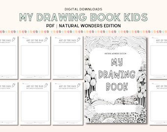 Kids drawing activity printable homeschool art activity for art teacher classroom drawing practice drawing page preschool art class activity