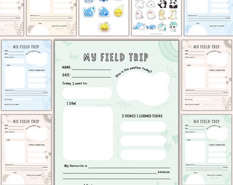 Field Trip Report For Kids Reflection Activity Homeschool Field Trip Worksheet School Trip Printable Home School Field Trip Log Page