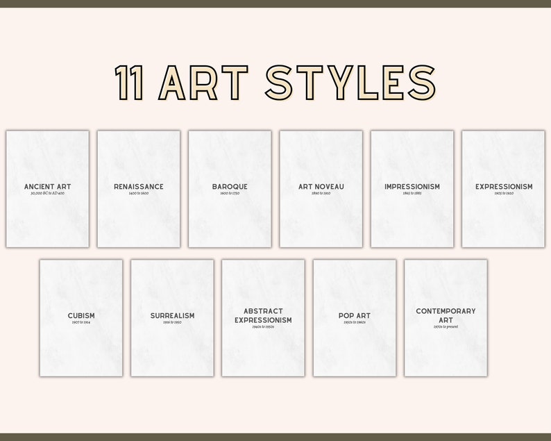 art handouts student art guide