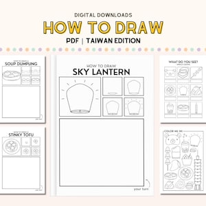 Art Teacher Resources Drawing Step by Step Learn to Draw Kids Drawing Practice Book Coloring Pages for Art Class How to Draw Worksheets Kids