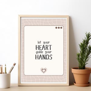 Plakat artystyczny Dekoracja ścienna do klasy Wydrukuj inspirujący cytat do studia artystycznego Zasób dla nauczyciela sztuki Tablica ogłoszeń do nauki sztuki w domu Wydrukuj