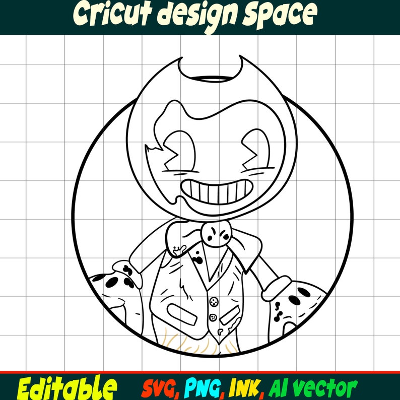 Bendy Alice Angel Coloring Pages Printable