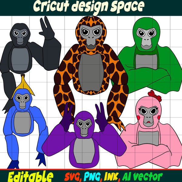 Gorilla Art - Etsy