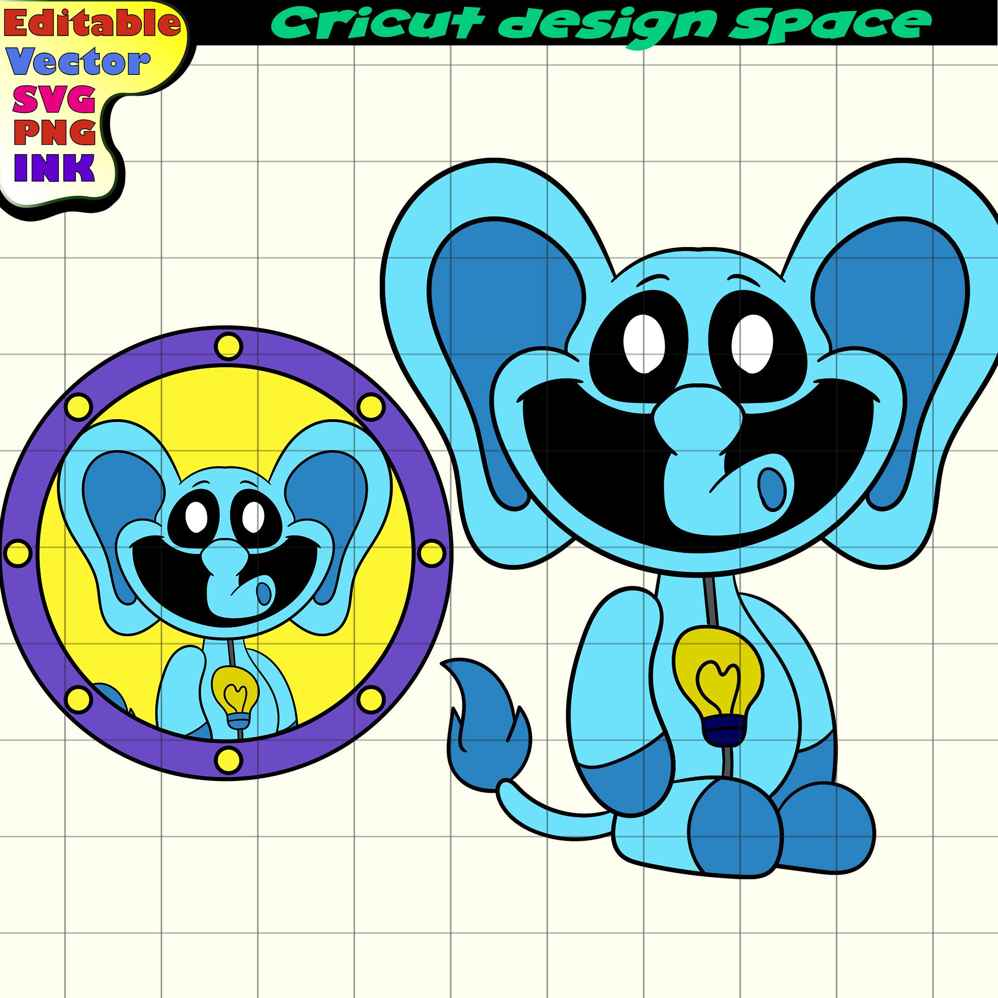 Editable Smilling Critters Humanized Bubba Bubbaphant Svg,bubba ...