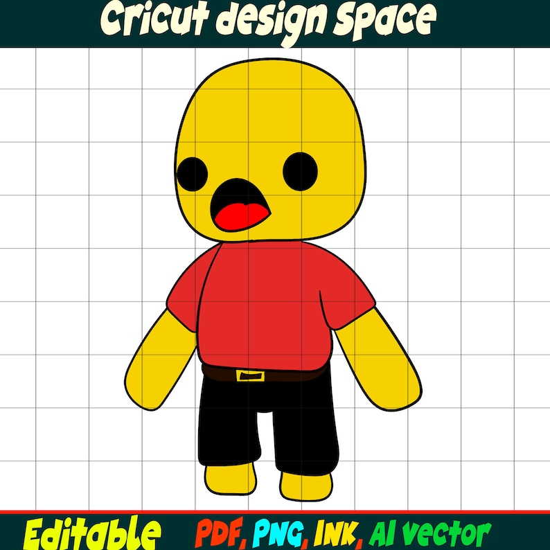 Editable Wobbly Life SVG, Wobbly Life Png Wobbly Life Coloring Pages