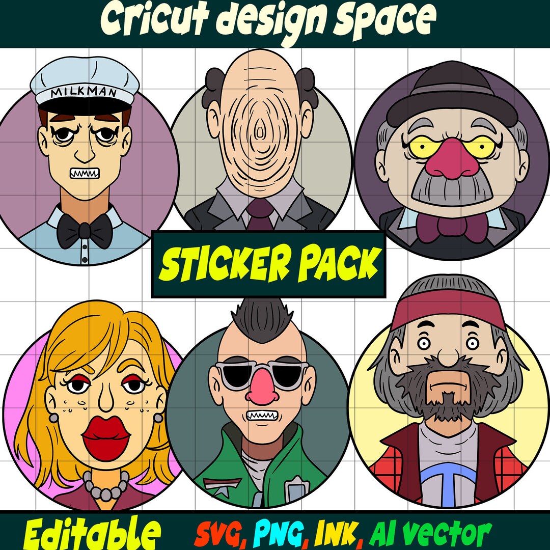 Alf No Monocle, That's Not My Neighbor,42hatless SVG Sticker,chester ...