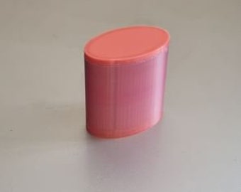 Oval Container Jar STL Print File