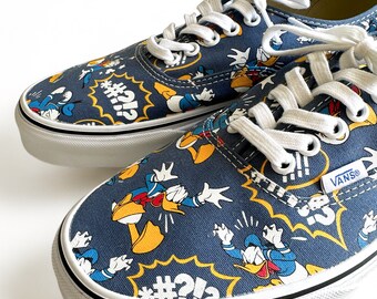 Vans X Disney Donald Duck Navy Authentic Limited Edition Vans X Disney Donald Duck Navy Authentic Limited Edition