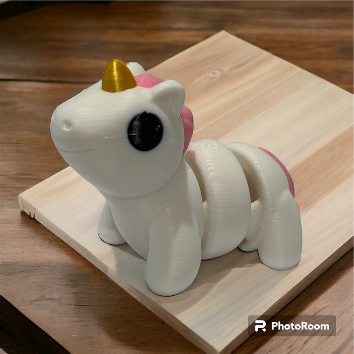 Tiny Unicorn Articulated Fidget Toy 3D Printed Designed by ZOU3D - Etsy