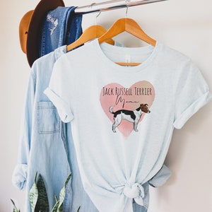 Jack Russell Mama Tee | Jack Russell  T-Shirt | Dog Walking T-Shirt | Dog T-Shirt | Shih Tzu Gift | Mother&#39;s Day Gift