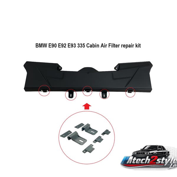 Kit de reparación del filtro de aire del habitáculo BMW E90 E92 E93 335