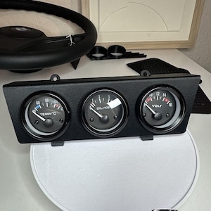 Soporte para indicador de nivel de combustible BMW E30 (montaje triple VDO de 52 mm) / Panel de repuesto para cenicero