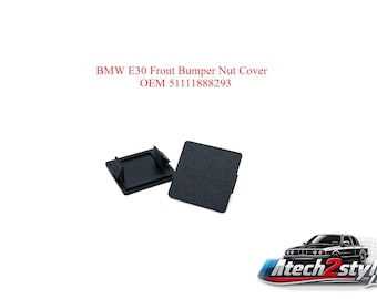 BMW E30 Front Bumper Mount Nut Cover Cap | Trim Plug | OEM 51111888293