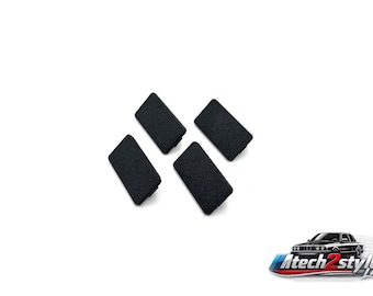 Tapa ciega para interruptor de consola central BMW Z3 (modelo posterior al rediseño 1999-2002) / Inserto para cubierta de botón (4 unidades)