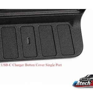 BMW E36 USB-C Charger Button Cover Single Port Fits E36 / E34 / E32
