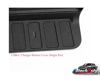 Tapa del botón de carga USB-C para BMW E36 (puerto único) Compatible con E36 / E34 / E32