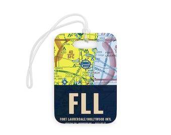 Personalisierter Gepäckanhänger mit Flughafencode, Gepäckanhänger mit Luftfahrtkarte, Geschenk für Piloten, Gepäckanhänger für die Luftfahrt, personalisierter Heimatflughafen, Gepäckanhänger für Flugbesatzungen
