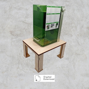 XTool F1 Riser Base und RA2 Positionierhilfe | eine nützliche Erhöhung für den XTool Laser |SVG Datei für Lasercutter