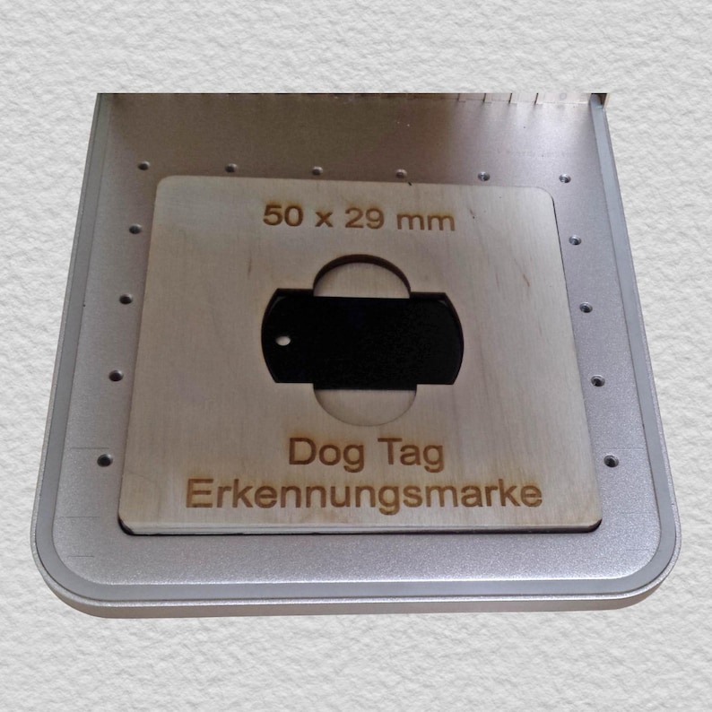 XTool F1 and F2 Jigs & Engraving Templates as a precise positioning aid for laser engraving projects | SVG file for download for XTool F1 and F2 image 9